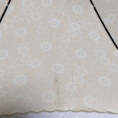 Wpc. 雨傘 長傘 ピンククリーム 花柄の画像