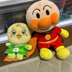 アンパンマン＆メロンパンナちゃんぬいぐるみの画像
