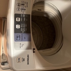 取引済み　HITACHI 洗濯機の画像