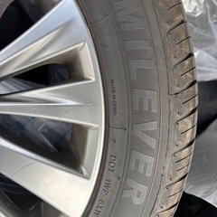 20アルファード　ヴェルファイア　後期純正アルミホイー夏タイヤ　235/50R18の画像