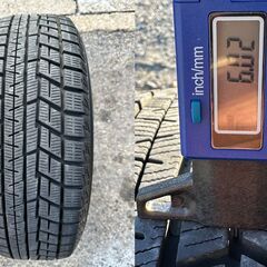 ★日本製/スタッドレス！！ヨコハマ・ice GUARD iG60　１７５／６５Ｒ １４  ８２Ｑ　４本　２０１７年製！！★の画像