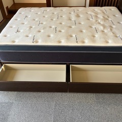 ベッド　マットレス付きの画像