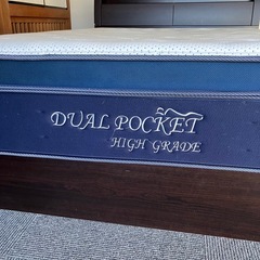 ベッド　マットレス付きの画像