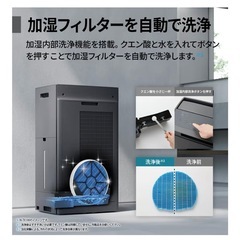 【新品未使用品】加湿空気清浄機プレミアムモデルSHARP KI-TX75-Wの画像