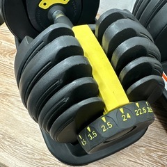 可変式アジャスタブルダンベル24kg 2個 の画像