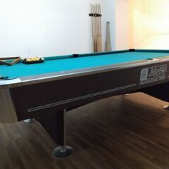 極上美品　定価数百万　映画ハスラー2で使用されたモデル　国際規格　ビリヤード台　重量400kg 　卓球台　ビリヤードの画像