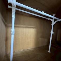 【取引中】押し入れ 突っ張り ハンガーラック 山善 2セットの画像