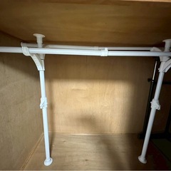 【取引中】押し入れ 突っ張り ハンガーラック 山善 2セットの画像