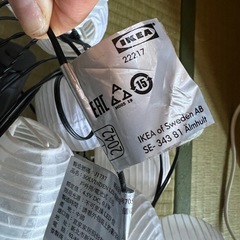 IKEA  ライトケーブル　電飾の画像