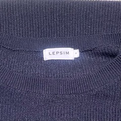 【LEPSIM】レディースニット ブラック の画像