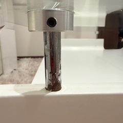 ガラスローテーブル 収納付き お譲りしますの画像