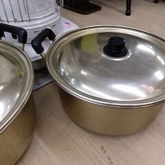 定価15000円以上　直径42センチ　特大　鍋　アルミ鍋　グリル鍋　寸胴の画像