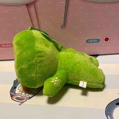 一番くじのガチャピンのぬいぐるみキーホルダーの画像