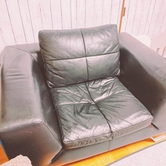 配達可能　ソファ　１人　革製の画像
