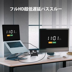 HDMI キャプチャーボード Switch対応 4K パススルー対応 1080Pの画像