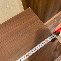 ダークブラウン　本棚　収納　2段の画像