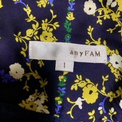 anyFAM 花柄ひざ丈スカート　　の画像