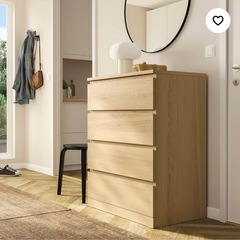 ikea チェスト　マルムの画像