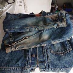 🚩12月30日まで価格【古着・日本製1996年生産】90'S Levi’s◆2ndモデル/復刻/BIG-E/Gジャン/W34//71507-XXの画像