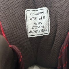 登山靴 ハイカット 赤 新品タグ付きCEDAR CREST│セダークレストの画像