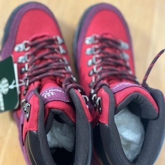 登山靴 ハイカット 赤 新品タグ付きCEDAR CREST│セダークレストの画像