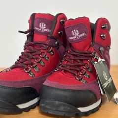 登山靴 ハイカット 赤 新品タグ付きCEDAR CREST│セダークレストの画像