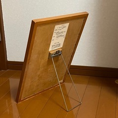 [無印良品] 卓上ミラー ドレッサー 鏡  ブラウン　天然木突板の画像