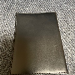 Philippine Airlines ブラックレザー パスポートケースの画像