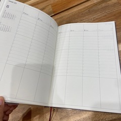 2026年　手帳　無印　バーチカルの画像