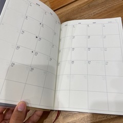 2026年　手帳　無印　バーチカルの画像