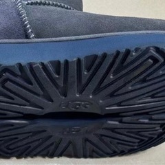UGG ダークグレー ショートブーツの画像
