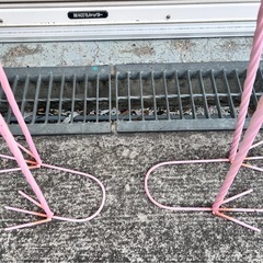 フラミンゴのガーデニングオブジェ 鉄製 屋外/置物/置き型/庭/鳥の画像