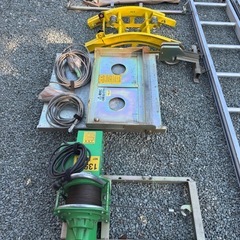 瓦揚げ機一式の画像