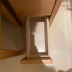 ドレッサー　鏡台　シンプル化粧台　チェア付の画像