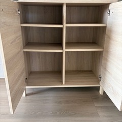 【期間限定】※12/24処分　キッチンカウンター　北欧　食器棚の画像