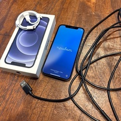 SIMフリー　iPhone12  64gモデル　黒の画像