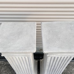 ガーデン用オーナメント 柱のオブジェ/ローマ風の柱/花台/ フラワースタンド/装飾柱/台座/屋外/ガーデニングの画像