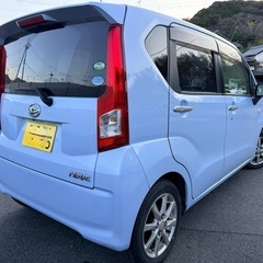 ダイハツ ムーヴ 軽自動車 高年式 保証 中古車 スマートキー ナビ ETC 即乗って帰れるの画像