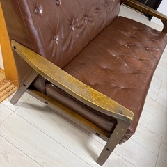 2人がけソファービンテージの画像