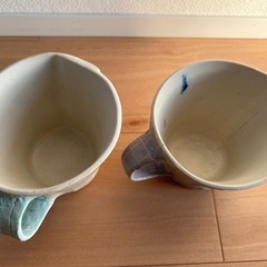 やちむんマグカップペアでの画像