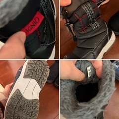 冬用19cm3足セット　スノーブーツ、ムートンブーツ、クロックス
の画像