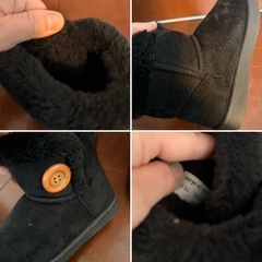 冬用19cm3足セット　スノーブーツ、ムートンブーツ、クロックス
の画像