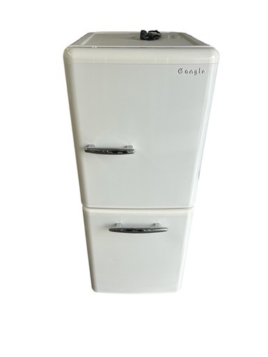 レトロデザイン eangle 2ドア 冷蔵庫 ANG-RE151-A1 レトロデザイン eangle 2ドア 冷蔵庫 ANG-RE151-A1