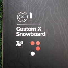 20-21 BURTON Custom X Snowboard 156cm スノーボード 板　定価102,300円の画像