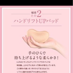 LUNAナチュラルアップナイトブラ   3枚セットの画像