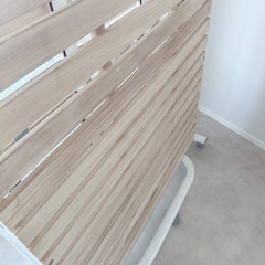 スノコ折りたたみベッド　シングルサイズの画像