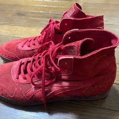 オニツカタイガー　コートヒイナ　ハイカットスニーカー23.5㎝の画像