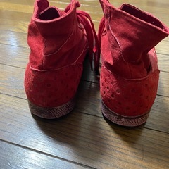 オニツカタイガー　コートヒイナ　ハイカットスニーカー23.5㎝の画像