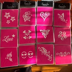 未使用　グリッタータトゥーセットの画像