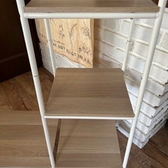 交渉中！
シェルフ付きラック　ハンガーラック　整理タンスの画像